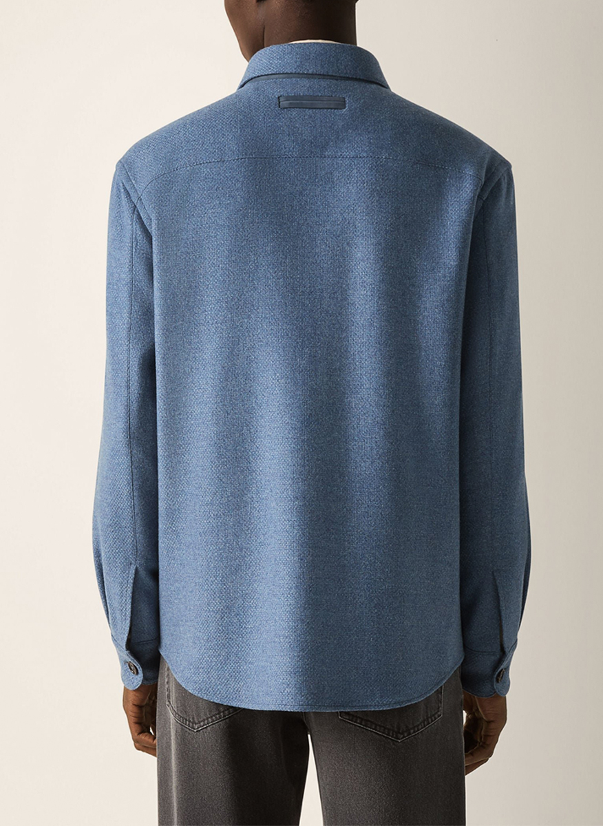 Риза от 100% кашмир 'Overshirt' Zegna