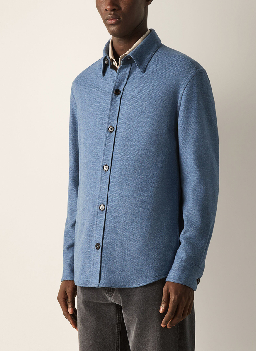 Риза от 100% кашмир 'Overshirt' Zegna