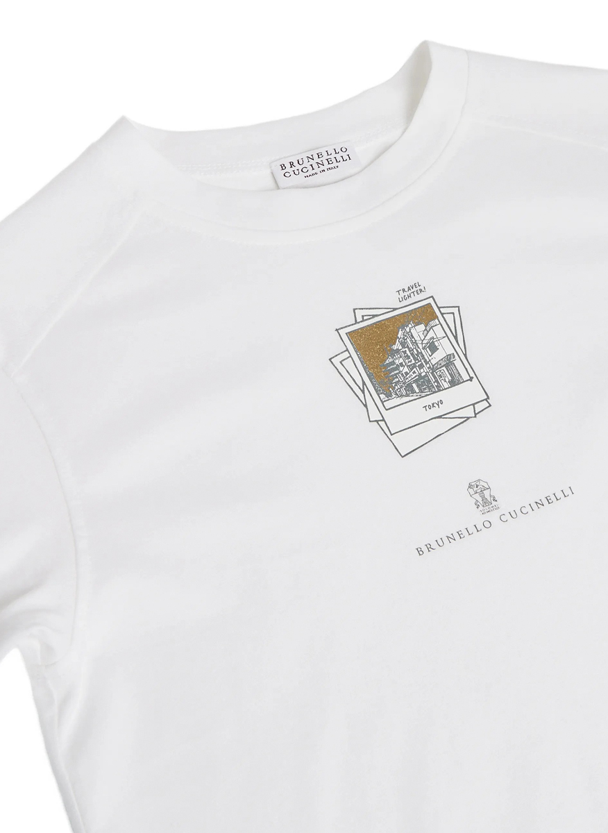 Brunello Cucinelli Kids 4-6 t-shirt with print