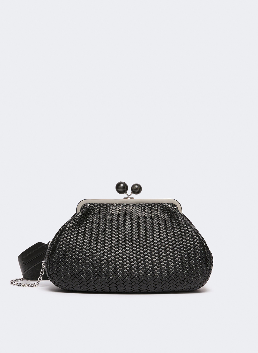 Плетена чанта Medium Pasticcino Weekend Max Mara Wkaere