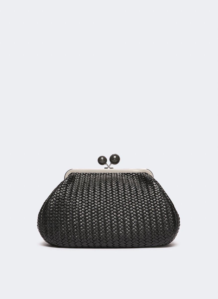 Плетена чанта Medium Pasticcino Weekend Max Mara Wkaere