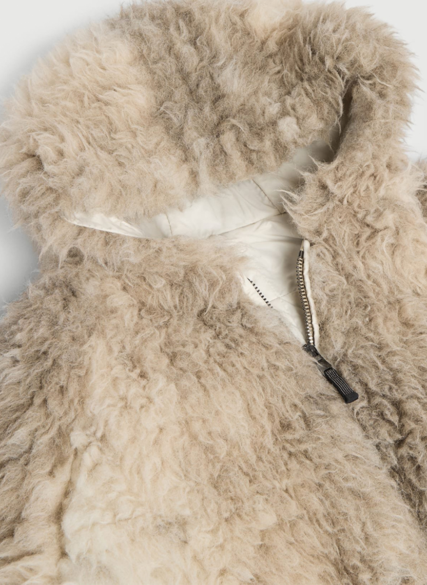 Brunello Cucinelli Kids 8-10 fluffy jacket