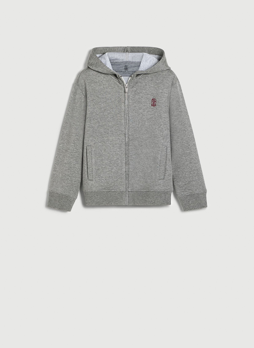Brunello Cucinelli Kids 4-6 sweatshirt with embroidery