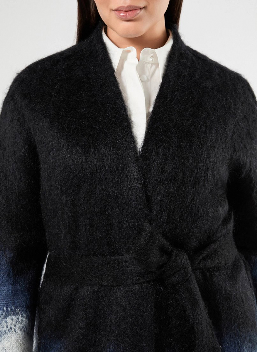 Marina Rinaldi Mrstarina belted cardigan