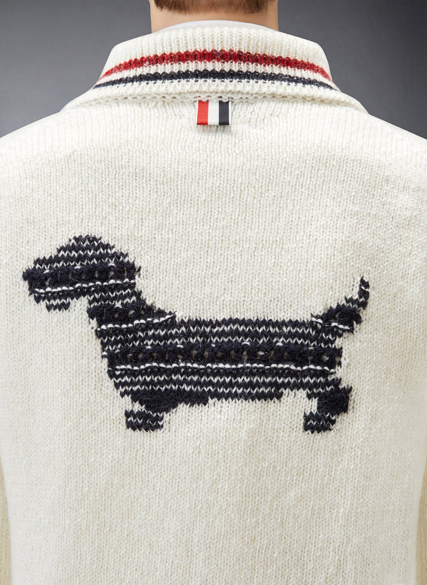 Жилетка с мохер 'Hector' Thom Browne