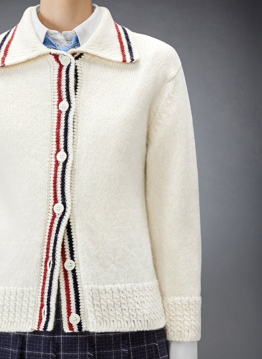 Жилетка с мохер 'Hector' Thom Browne