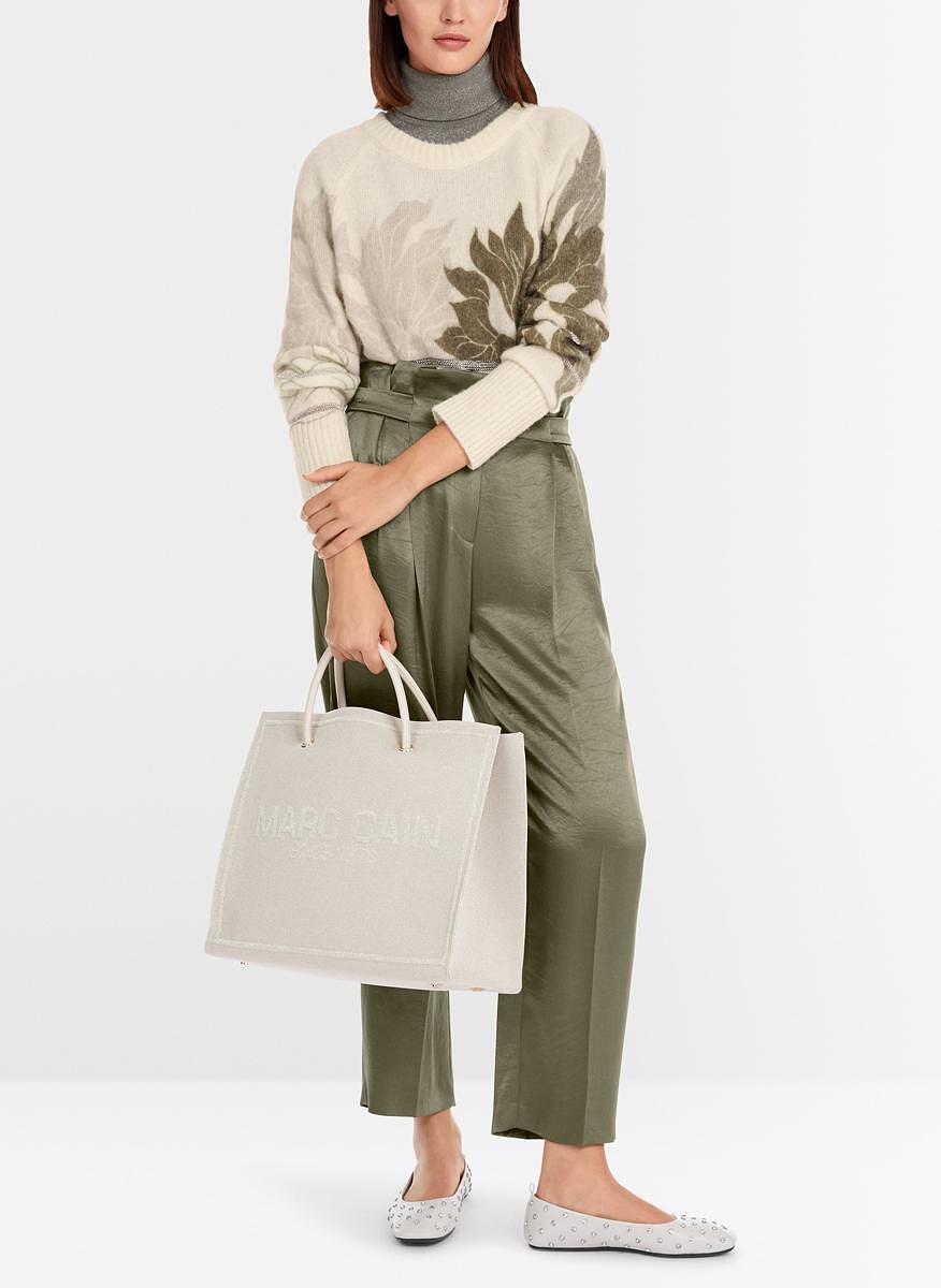 Пуловер с алпака 'Floral' Marc Cain Collections