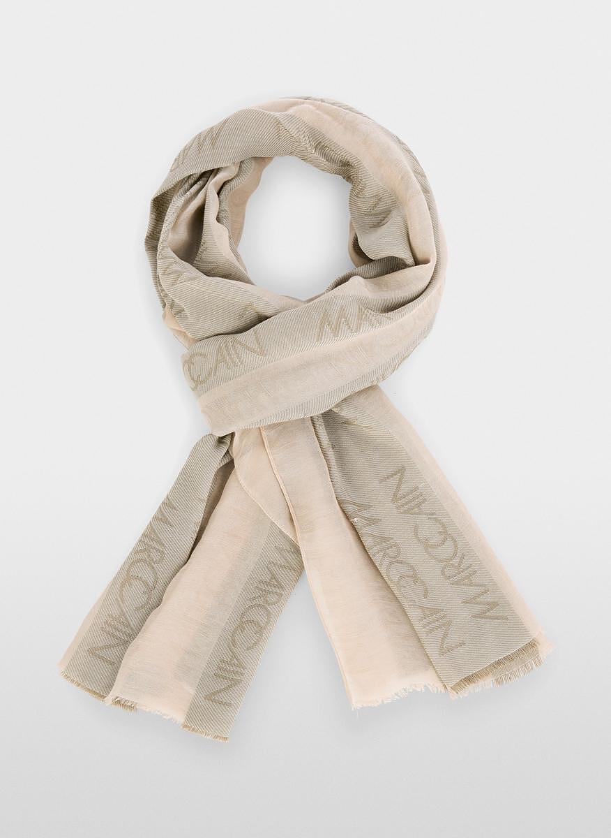 Шал с лого дизайн Marc Cain Collections