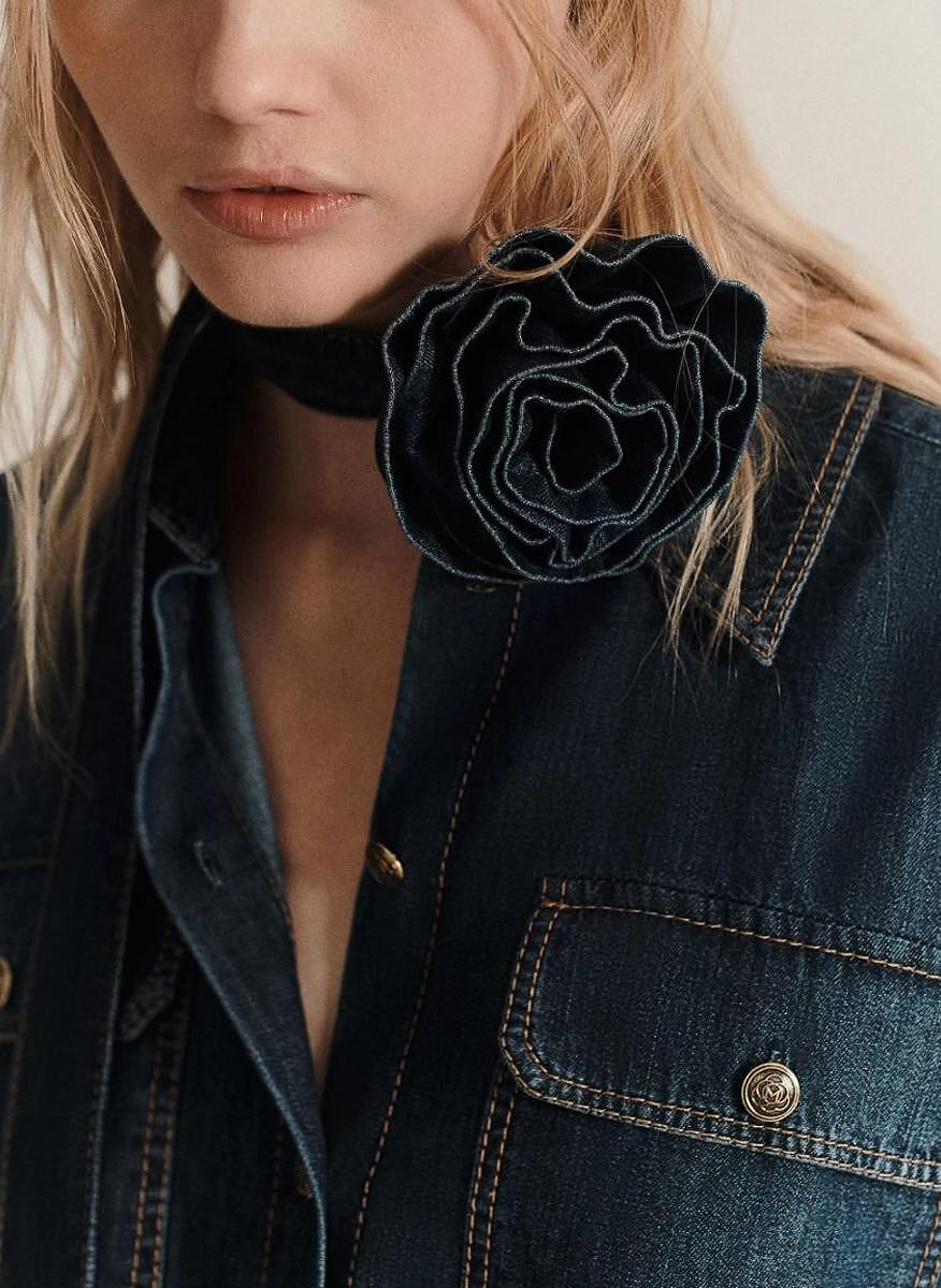Риза от деним 'Flower' Marella Nizere