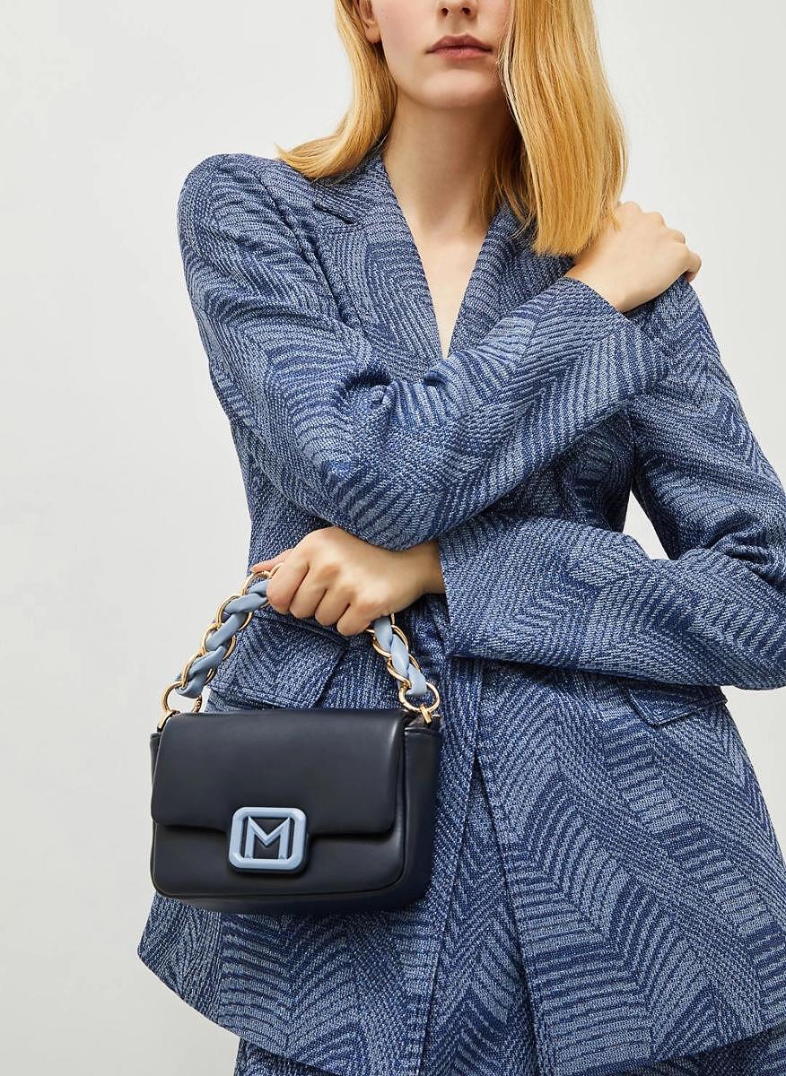 Мини чанта с контрастни детайли Marella Lontra