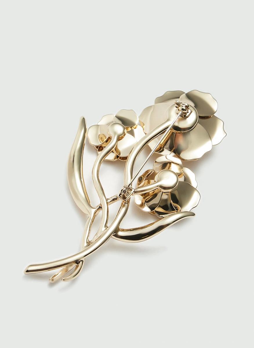 Брошка с декоративни кристали 'Bouquet' Marella Nard