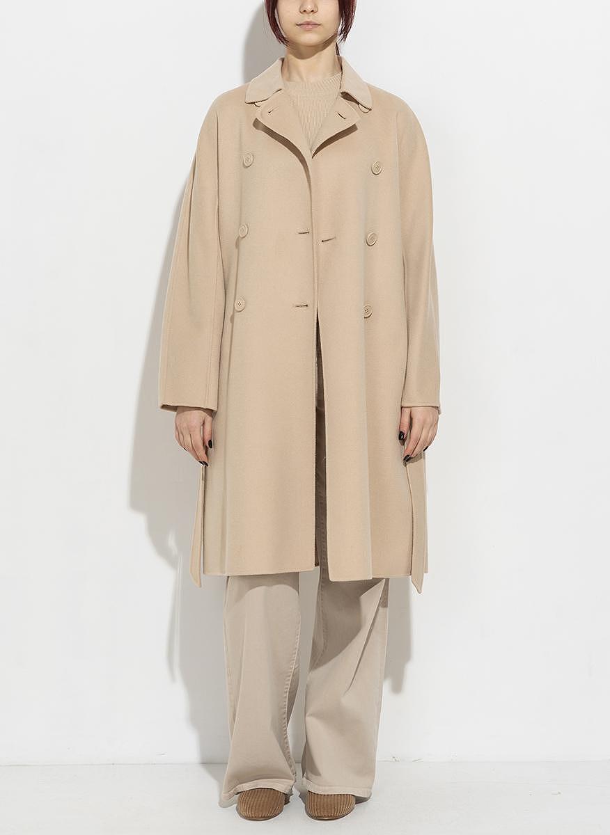 Палто от фина вълна Weekend Max Mara Avenue
