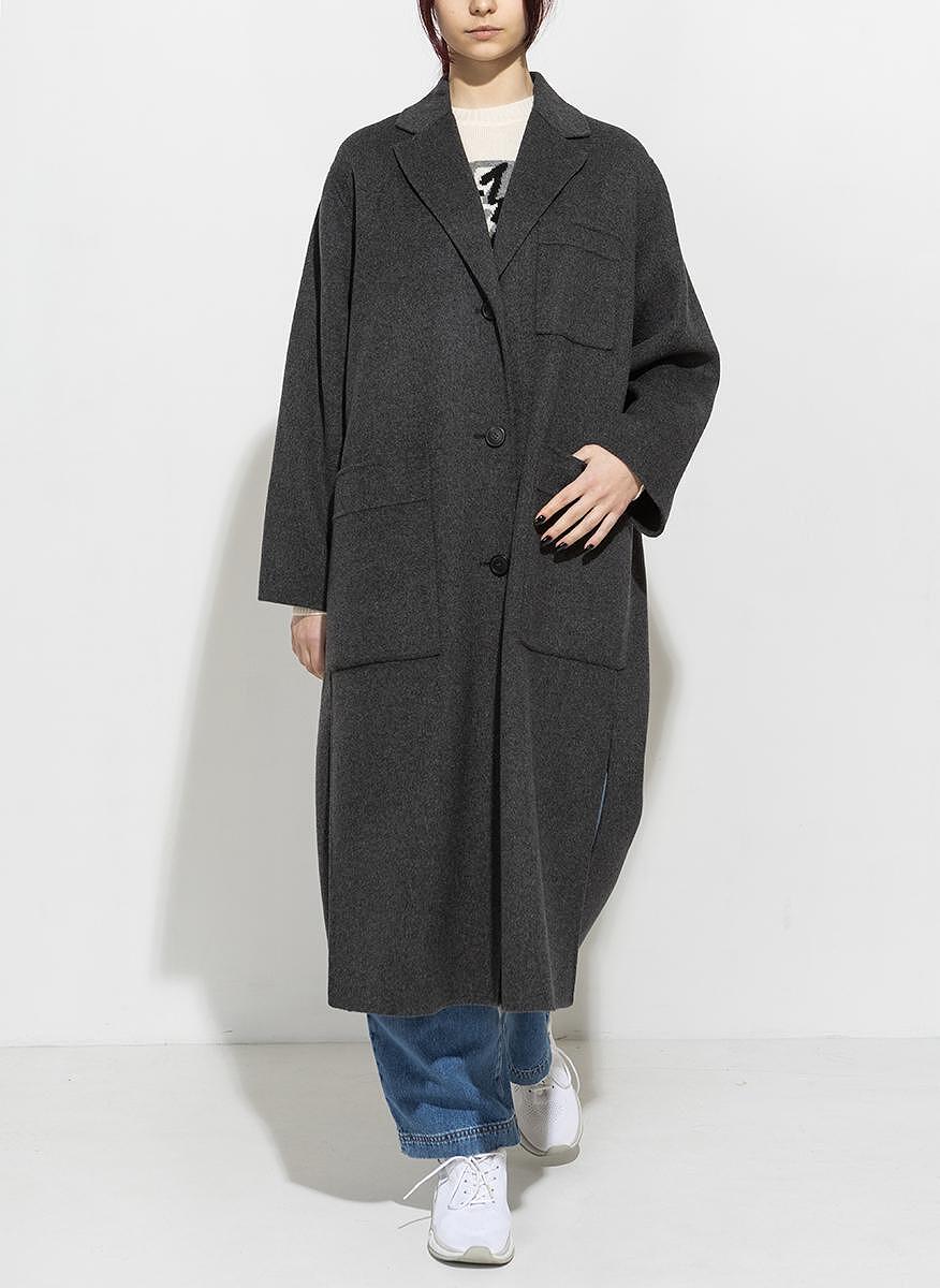 Палто от фина вълна Weekend Max Mara Calosce