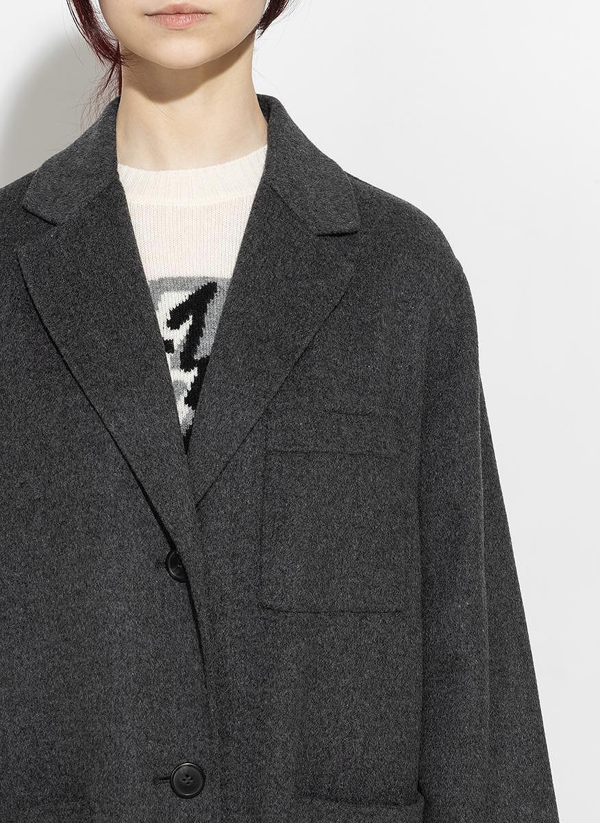 Палто от фина вълна Weekend Max Mara Calosce
