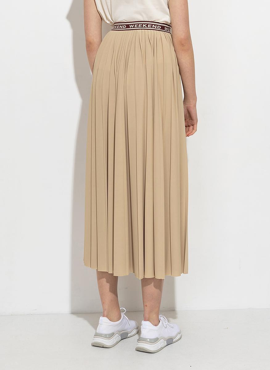Плисирана пола Weekend Max Mara Bleu