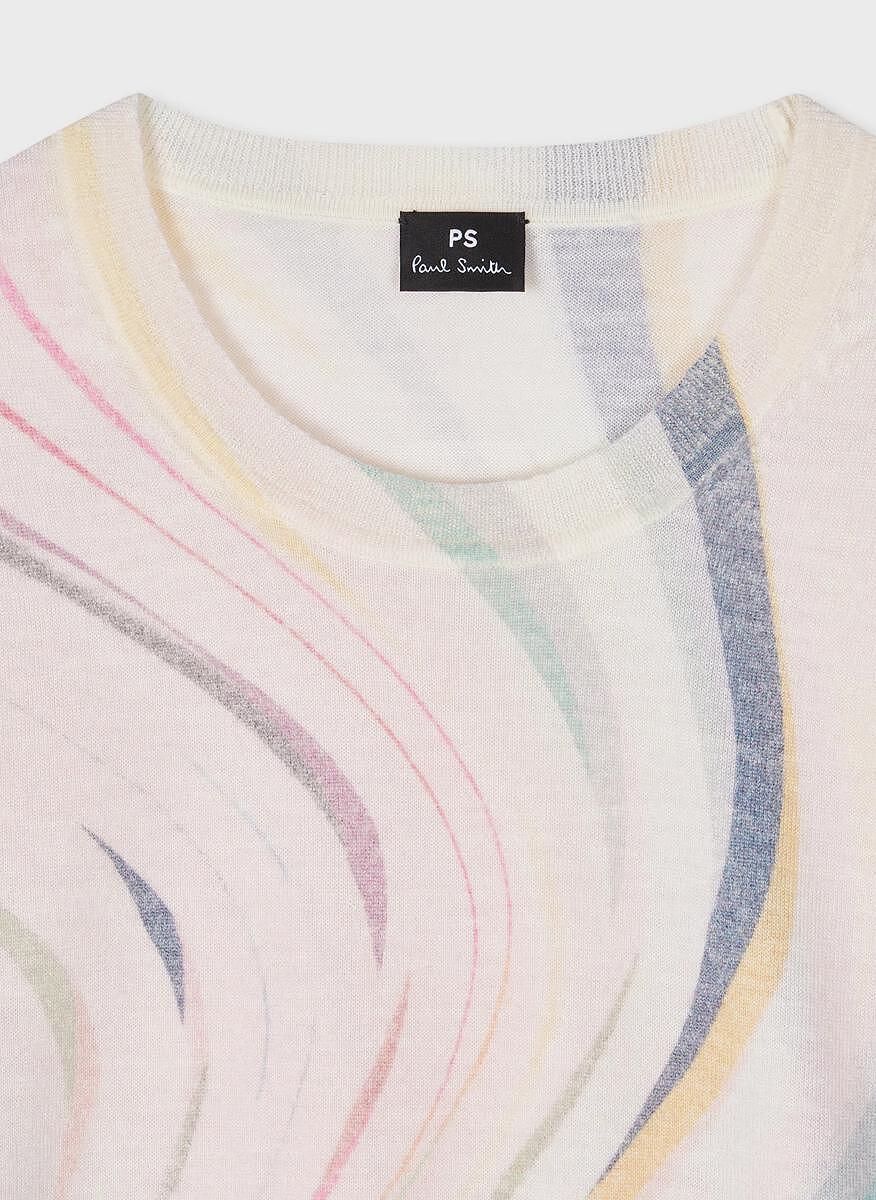 Пуловер с къс ръкав 'Faded Swirl' Paul Smith