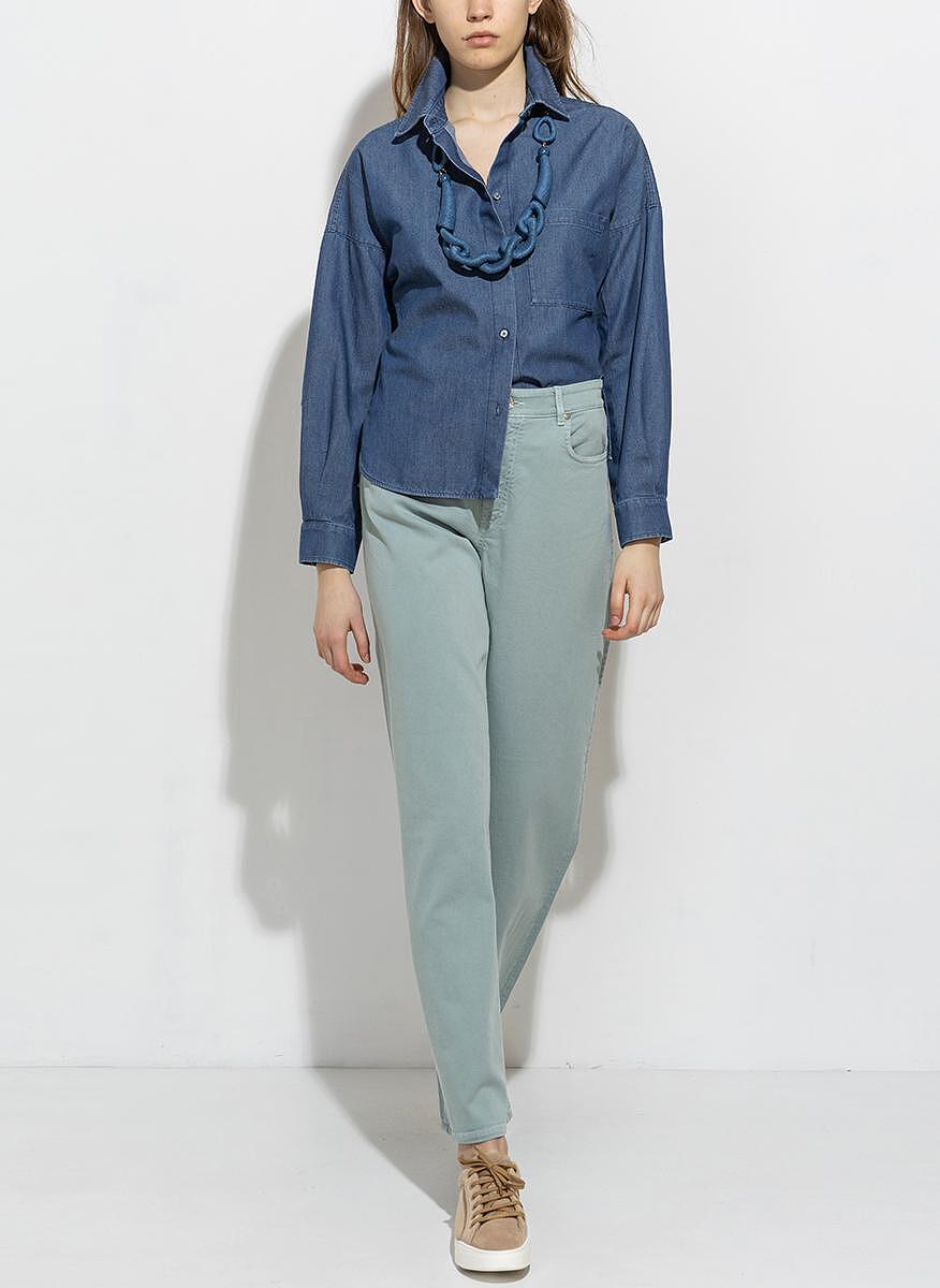 Риза 'Denim look' Weekend Max Mara Netarre