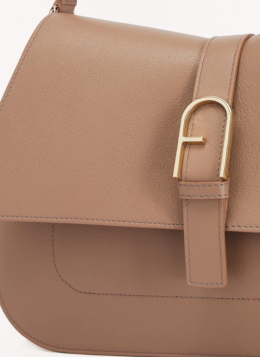 Чанта Furla Flow Greige