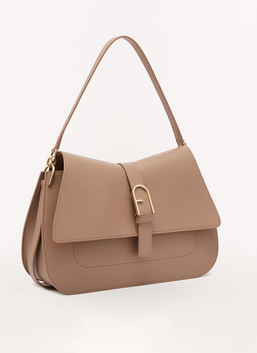 Чанта Furla Flow Greige