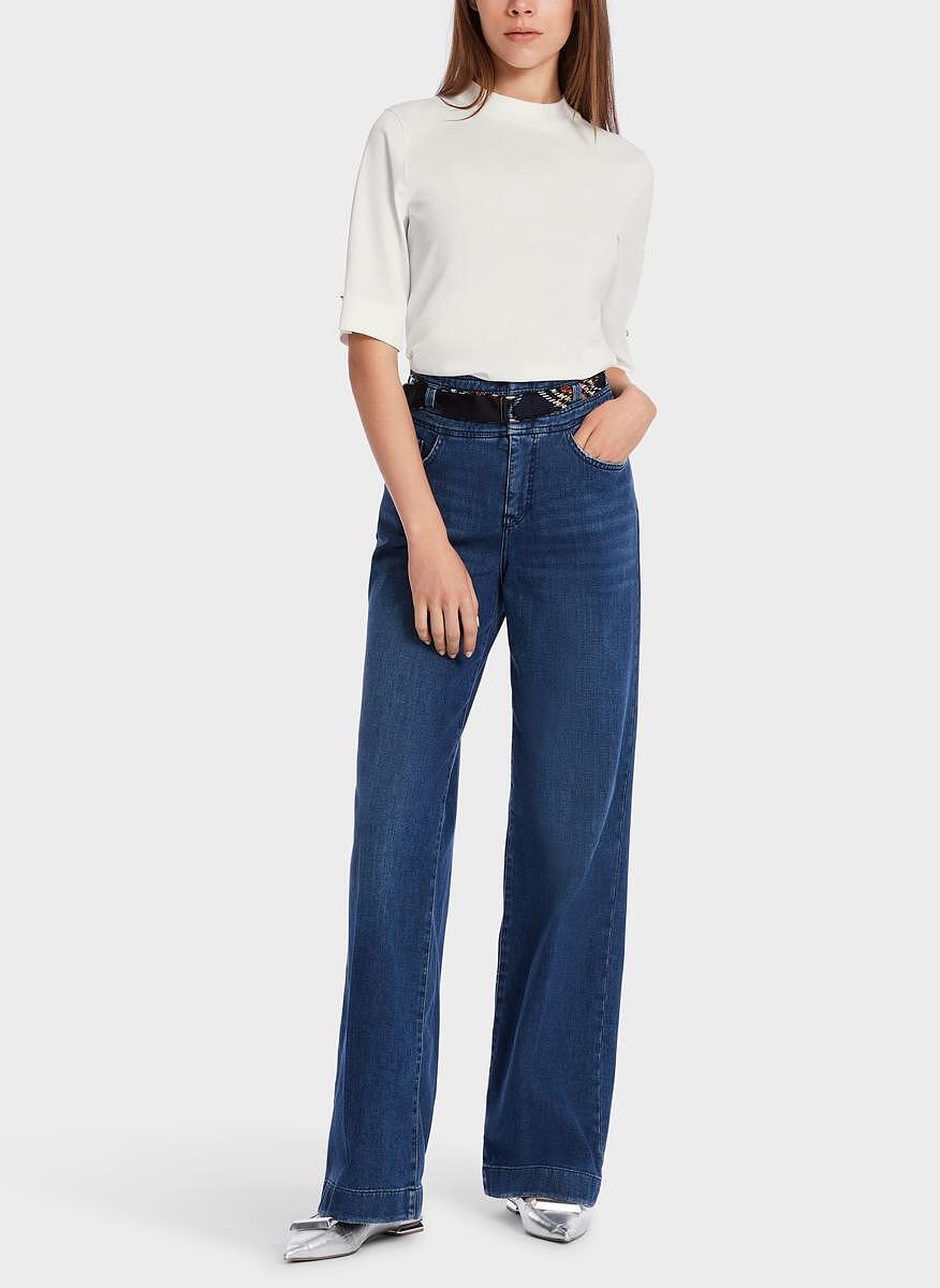 Тишърт с декоративни копчета Marc Cain Collections