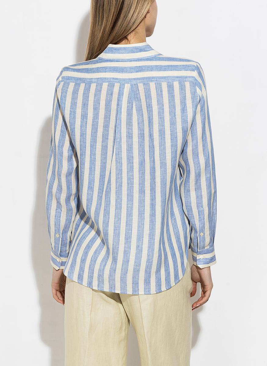 Раирана риза от лен Weekend Max Mara Lari