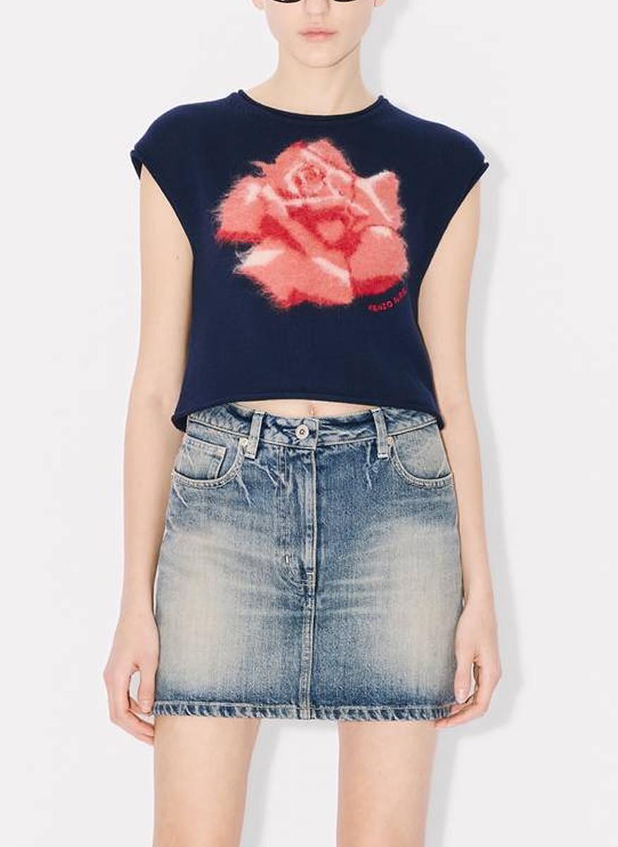 Топ с алпака и вълна 'Rose' Kenzo