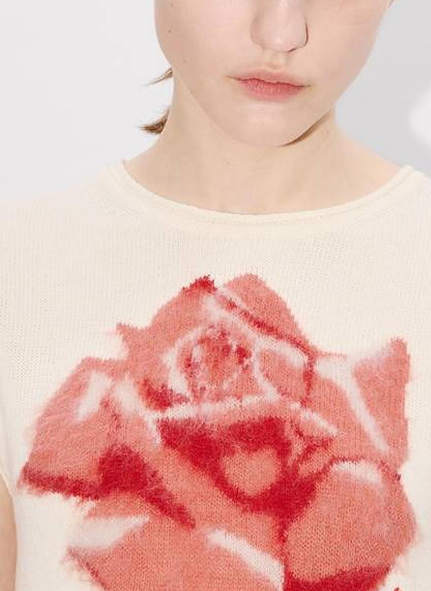 Топ с алпака и вълна 'Rose' Kenzo