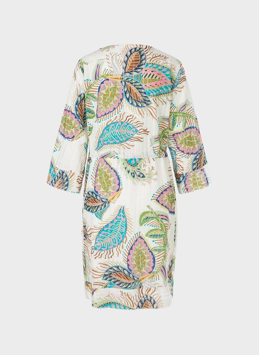 Рокля с принт 'Fancy leaf' Marc Cain Collections