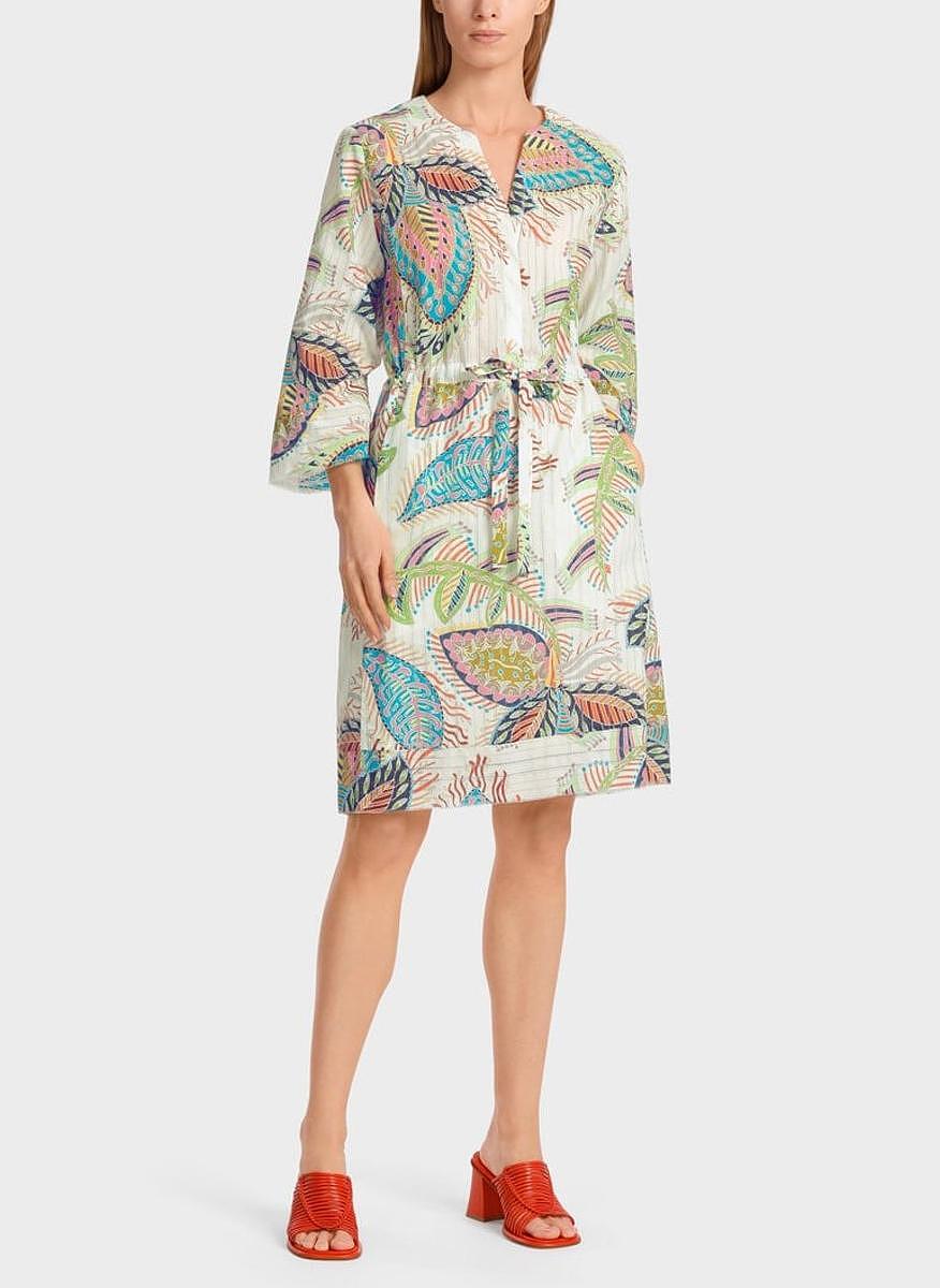 Рокля с принт 'Fancy leaf' Marc Cain Collections