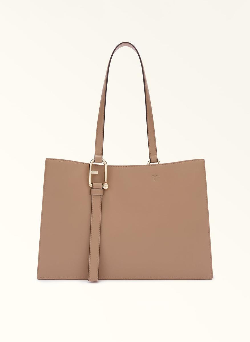 Чанта Furla Nuvola Greige