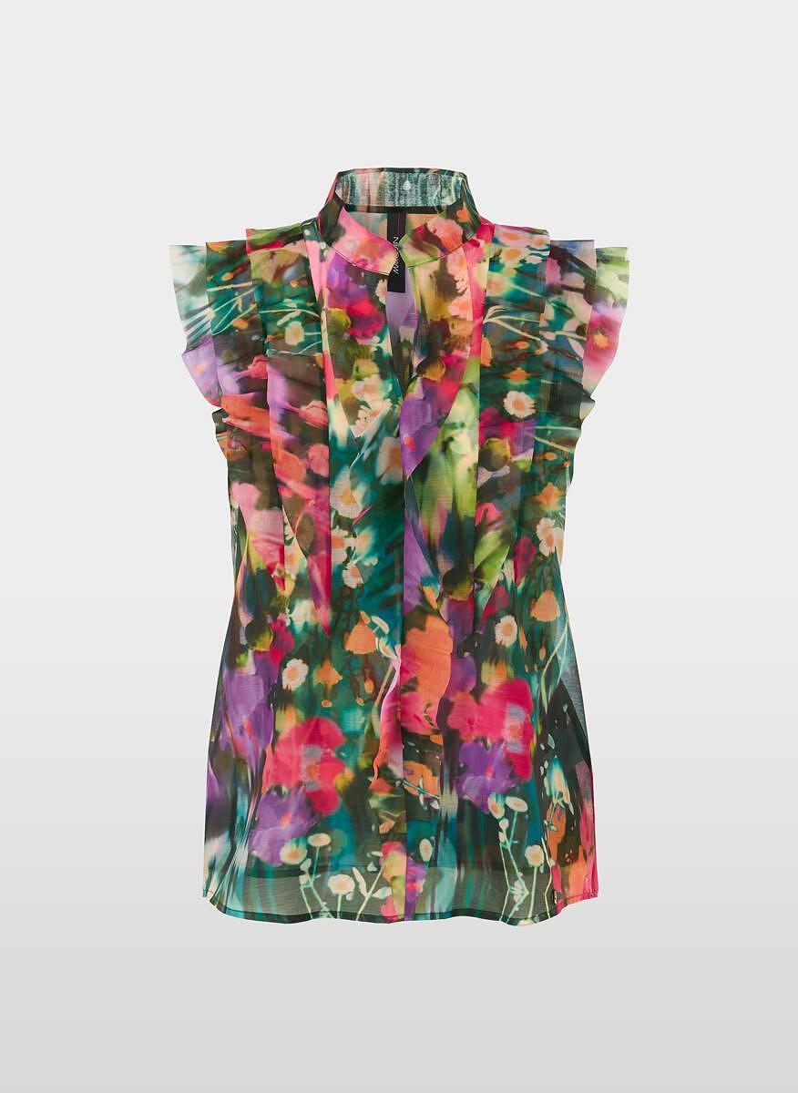 Блуза с волани 'Meadow flower' Marc Cain Collections