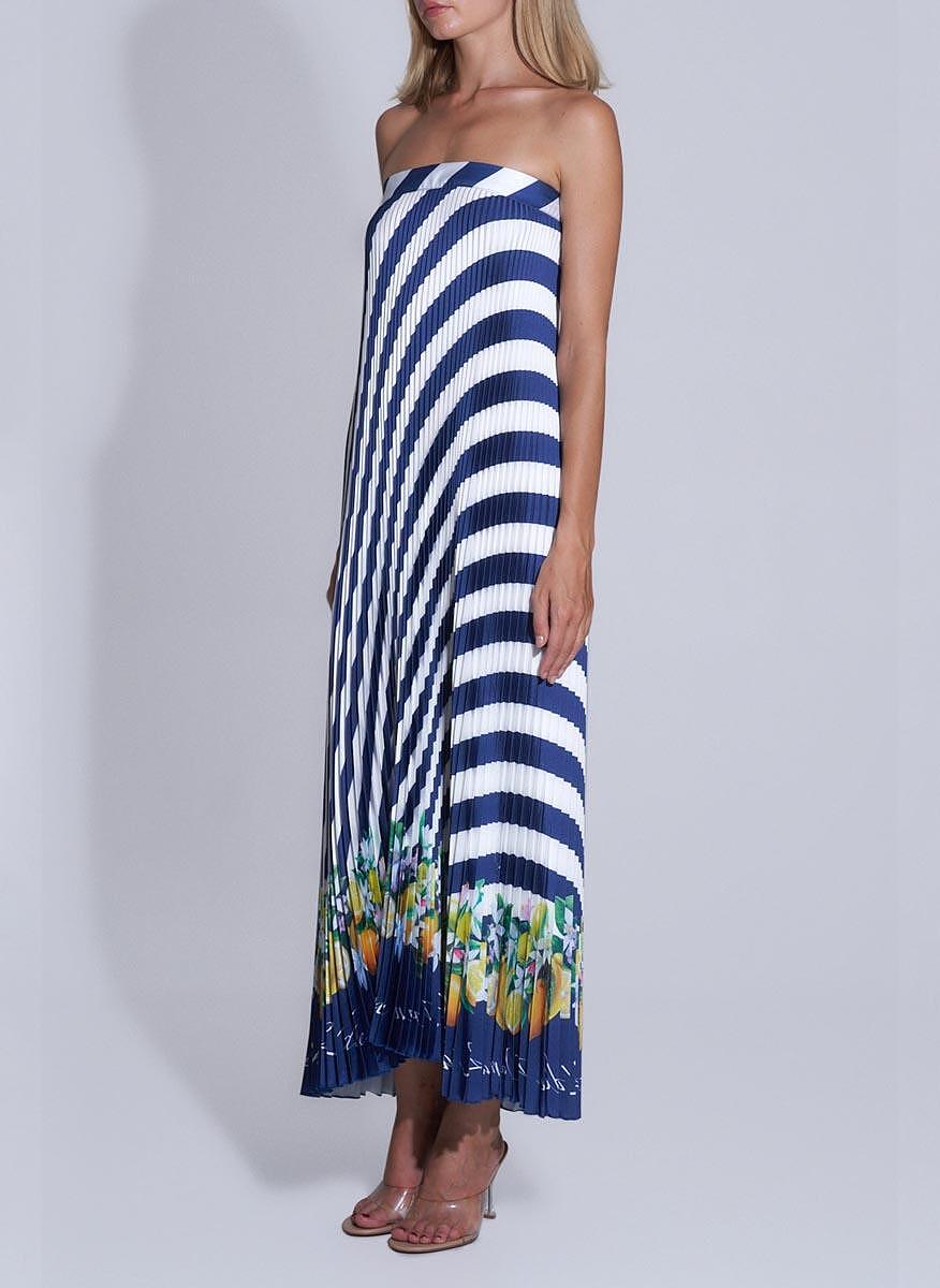 Дълга рокля с принт Palma dress L'idee Woman