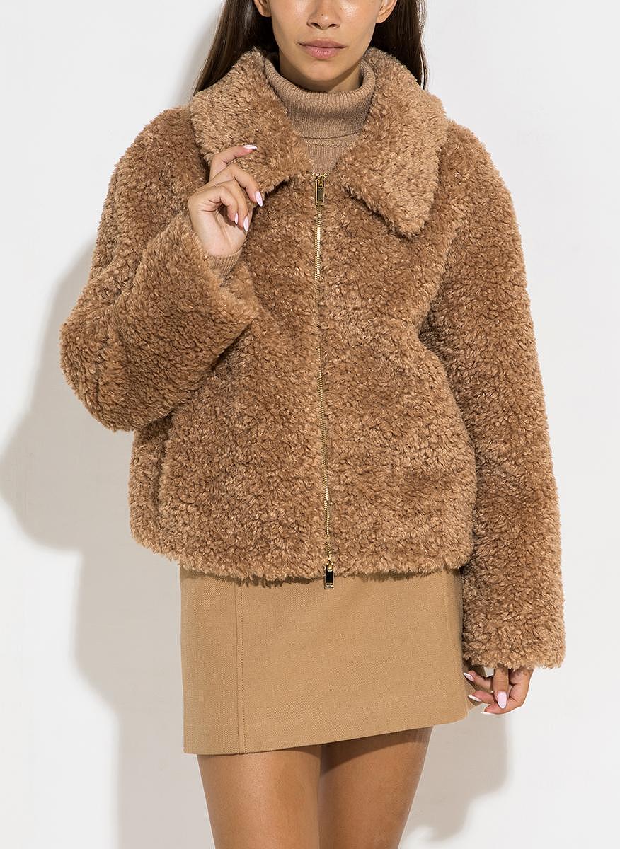 Късо палто 'fur' ефект Marella Bello