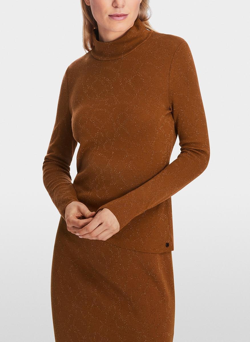 Блуза от фино плетиво с поло яка Marc Cain Collections