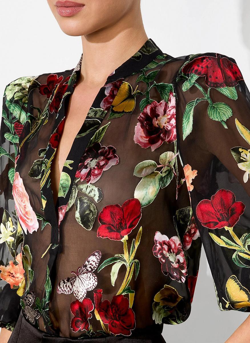 Блуза с принт 'Sheila' Alice + Olivia