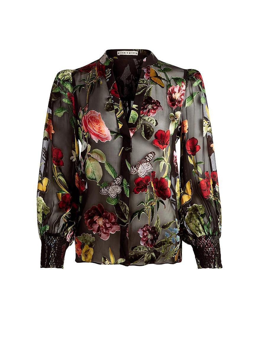 Блуза с принт 'Sheila' Alice + Olivia