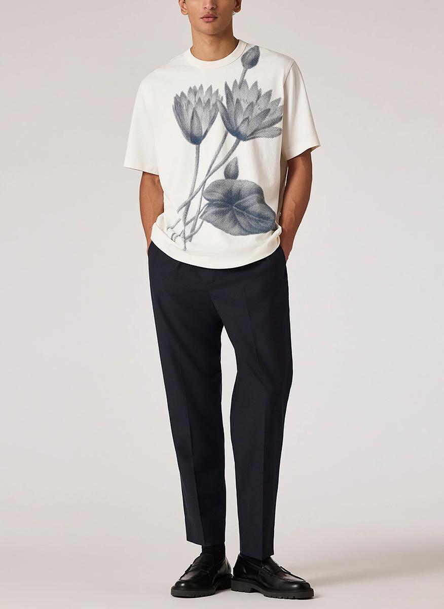 Тишърт с принт 'Half Tone Floral' PS Paul Smith