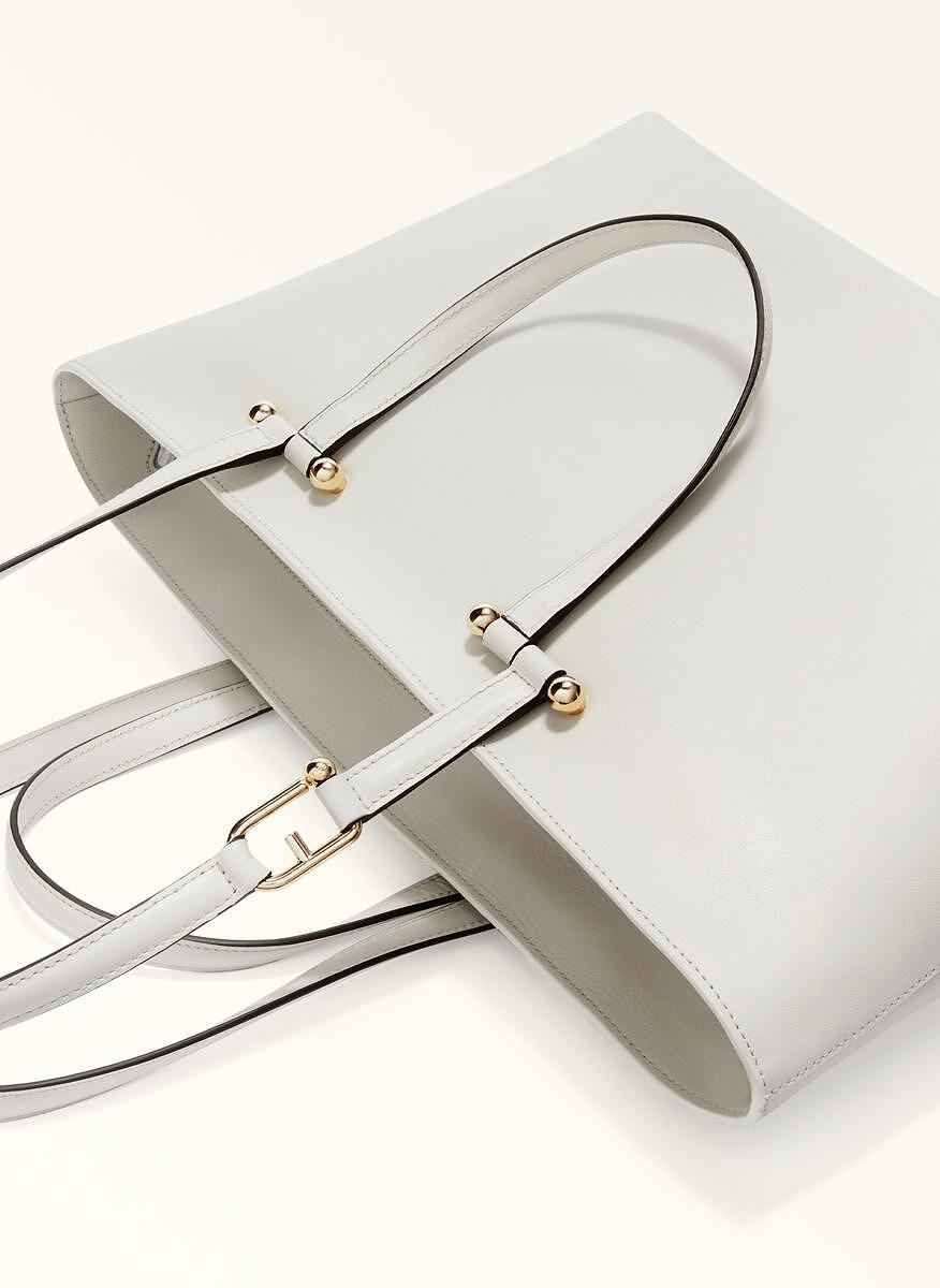 Чанта Furla Duetto Marshmallow Grigio