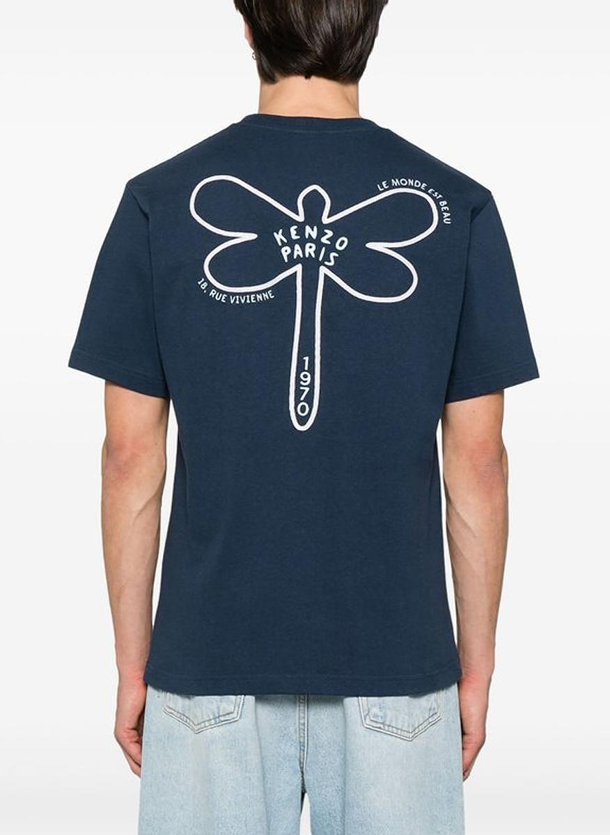 Тишърт с принт 'Dragonfly' Kenzo