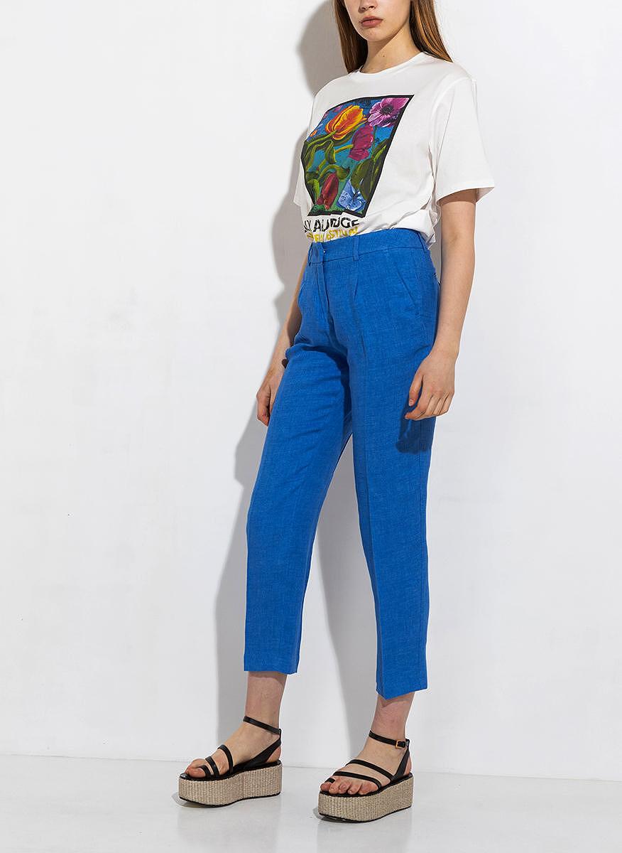 Ленен панталон Weekend Max Mara Nobile