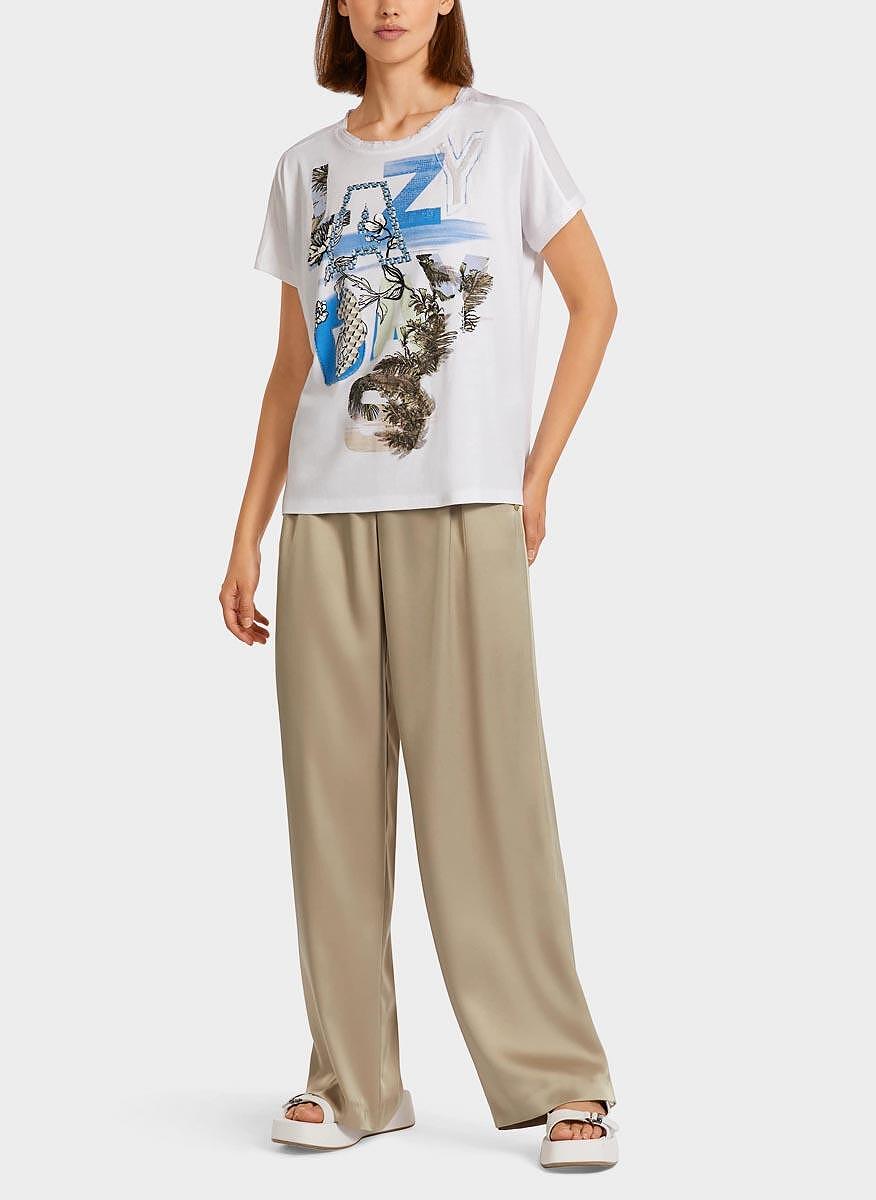 Тишърт с принт Marc Cain Collections