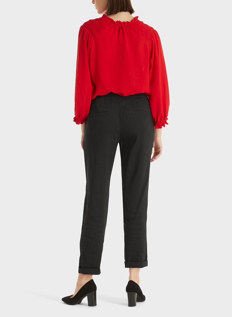 Панталон с лен Marc Cain Collections