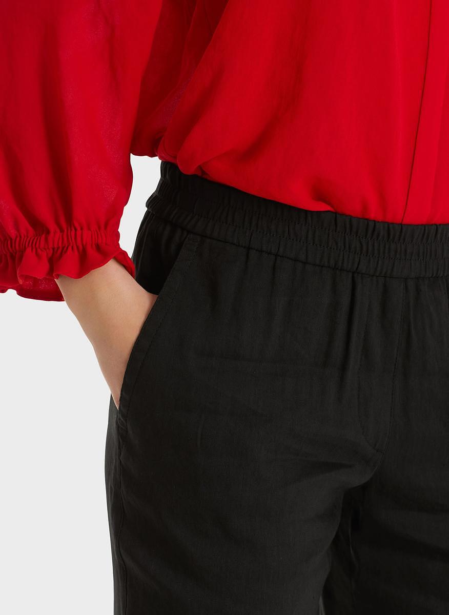 Панталон с лен Marc Cain Collections