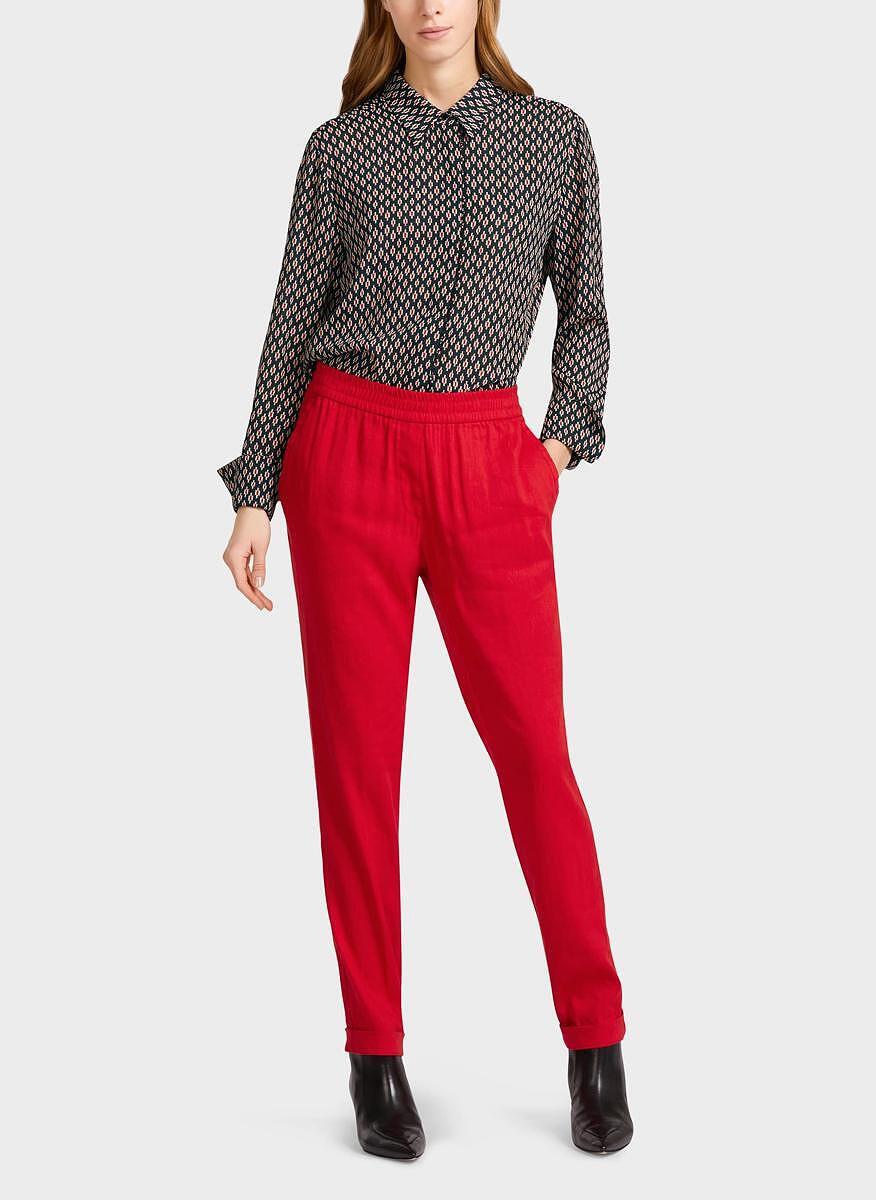 Панталон с лен Marc Cain Collections