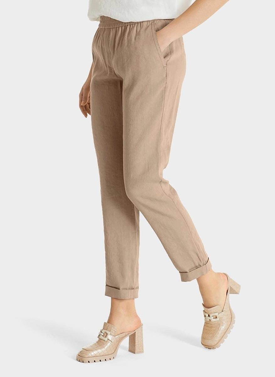 Панталон с лен Marc Cain Collections
