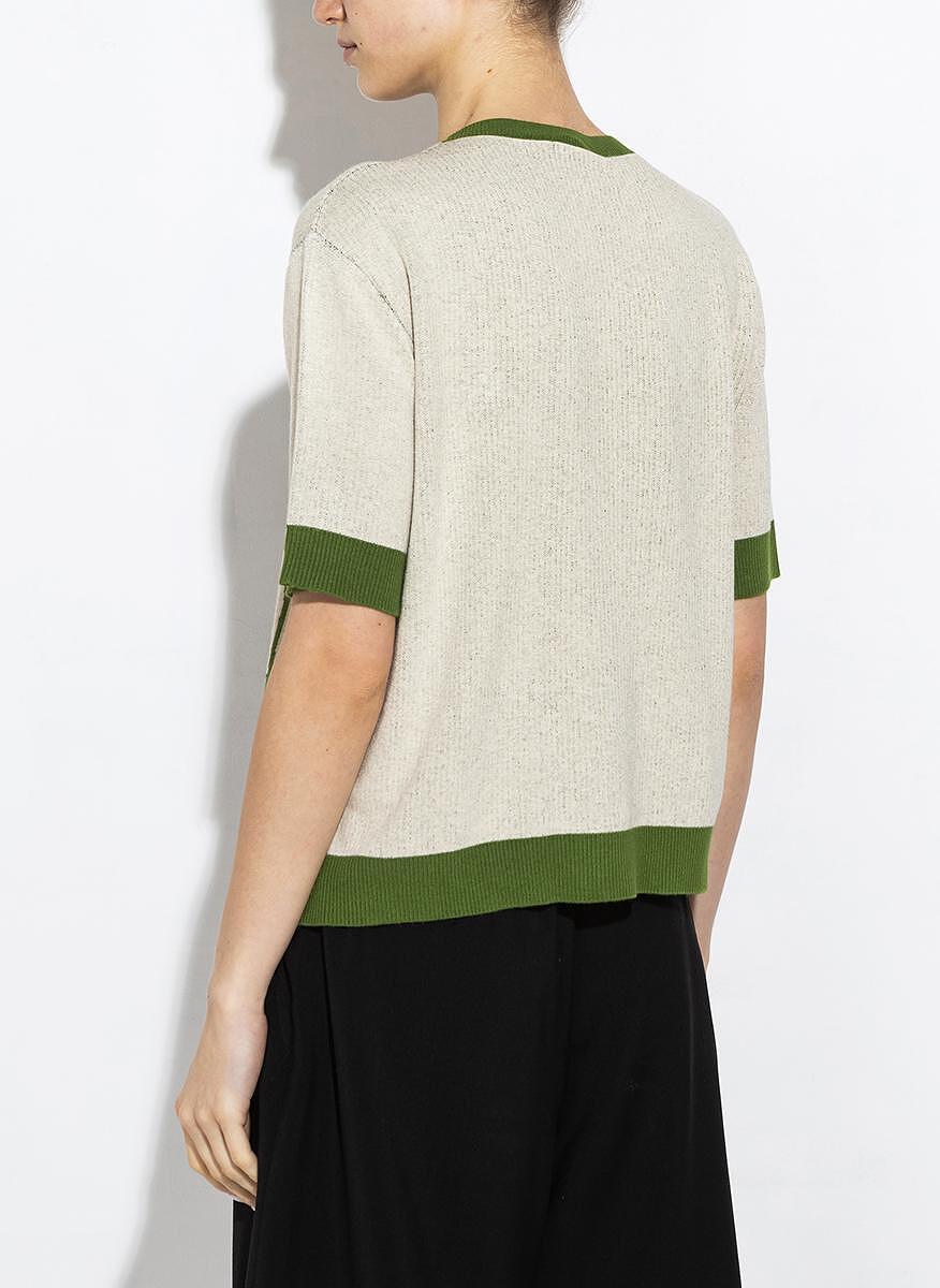 Пуловер с принт и лого Weekend Max Mara Curve