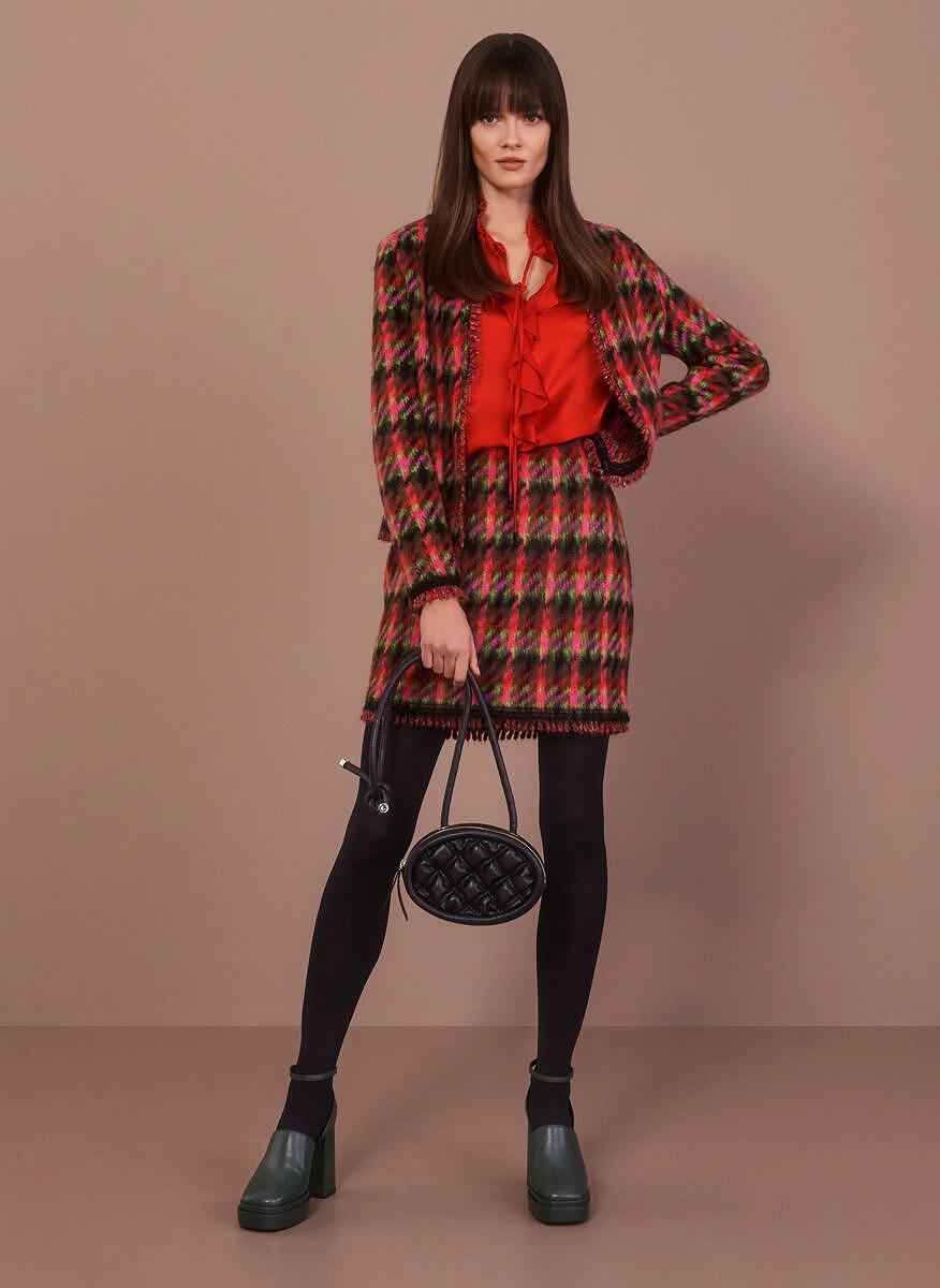 Карирана жилетка Marc Cain Collections