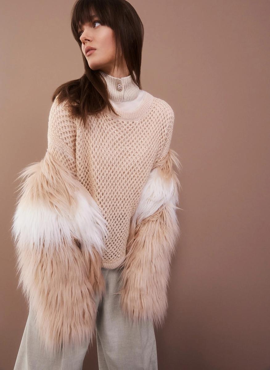 Блуза 'Material mix' Marc Cain Collections