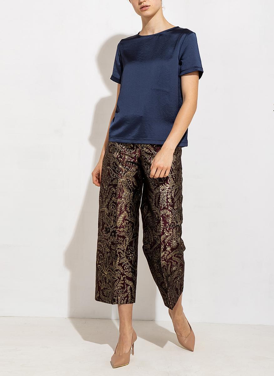 Топ от сатенирана Weekend Max Mara Nupar