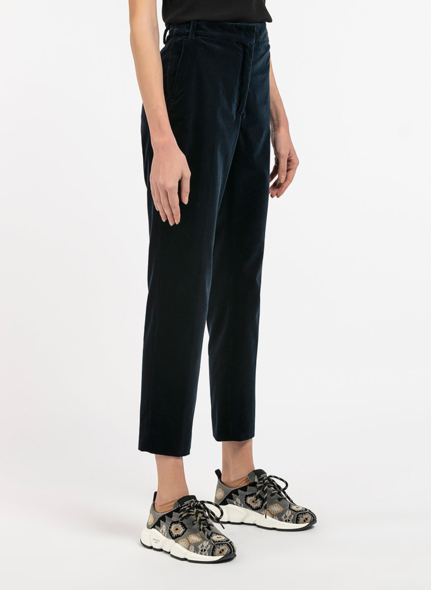 Панталон от кадифе Weekend Max Mara Pomez